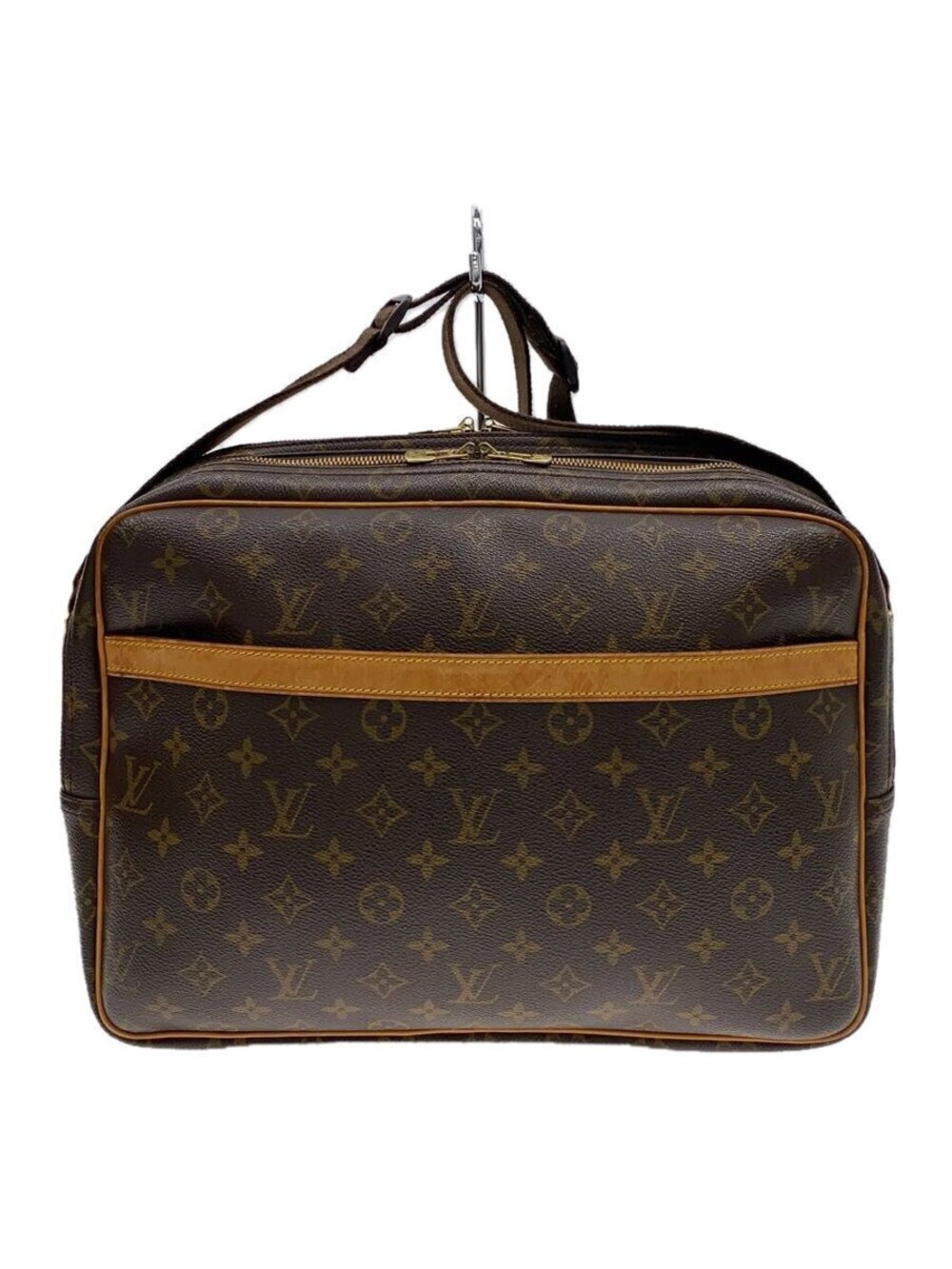 LOUIS VUITTON Reporter Monogram Canvas Brown